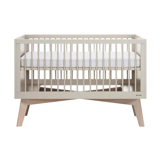 Kidsmill Sixties Babybett Mattweiß / Natur 70 x 140 cm