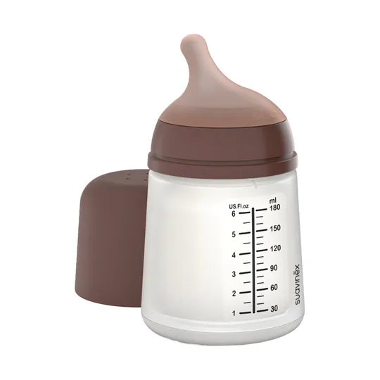 Suavinex Anti-Kolik Flasche Brustfütterung - Zero Zero - One Size - 180 ml - Deep