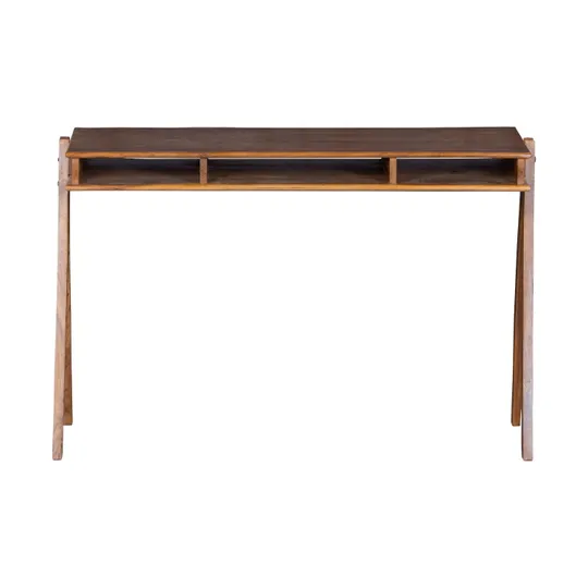 BePureHome Compartment Schreibtisch - Holz Braun