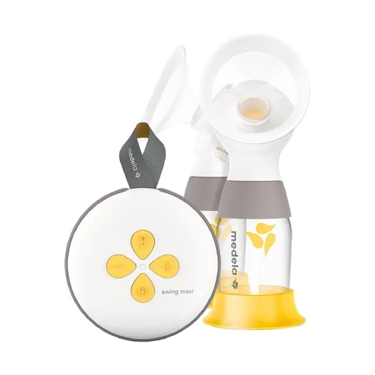Medela Milchpumpe Elektrisch Swing Maxi + Hands-Free Collection Cups