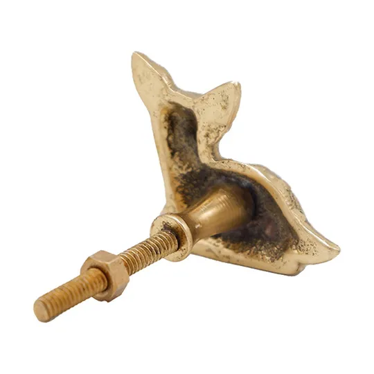 Doing Goods Forest Fawn Knopf links - Gold glänzend