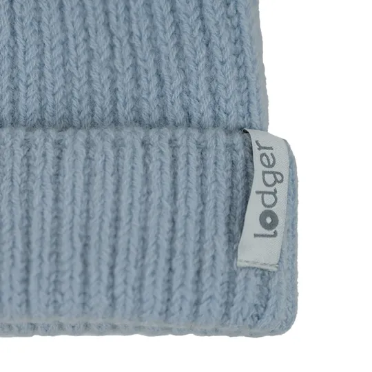 Lodger Hatter Mütze - Merino Wool - Blue Fogg - 6-12 Monate