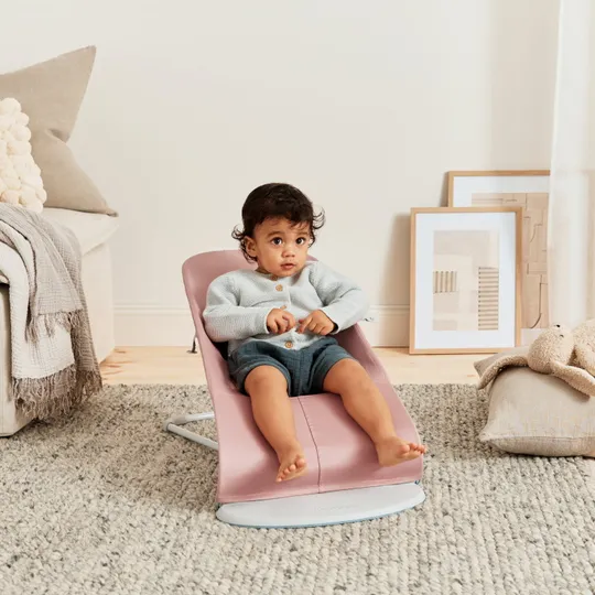BabyBjörn Bliss Wippe Gewebter - Altrosa