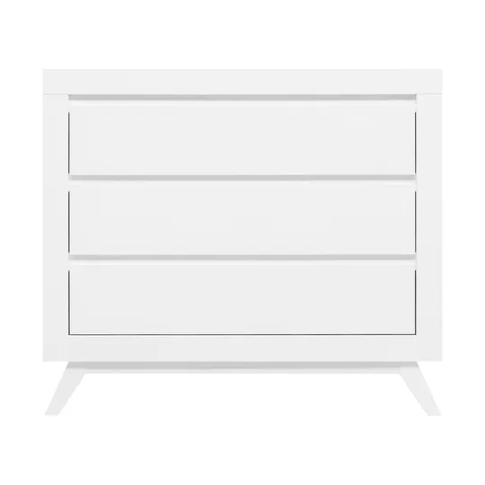 Bopita Anne Babyzimmer Weiß | Bett 60 x 120 cm + Kommode + Schrank 2-Türig