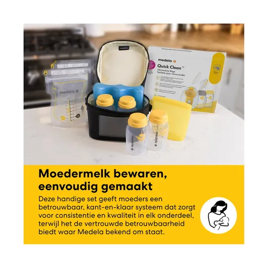 Medela Muttermilchaufbewahrungsset- Alles-in-einem