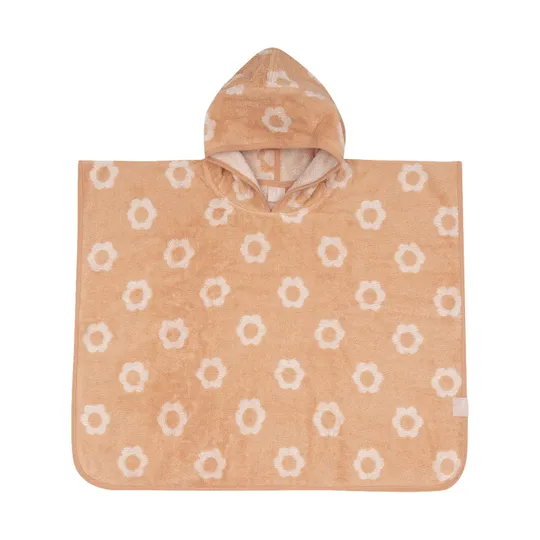 Jollein Jacquard Badeponcho - 2-seitig - Frottee - Flower