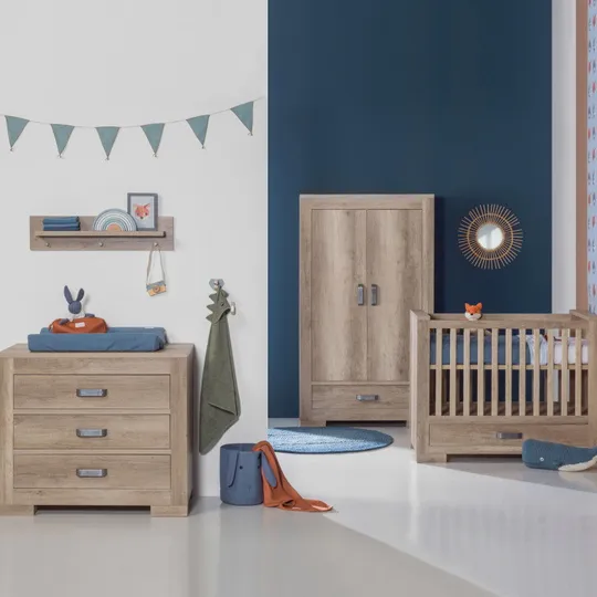 Kidsmill Brent Kleiderschrank 2-türig Oldwood