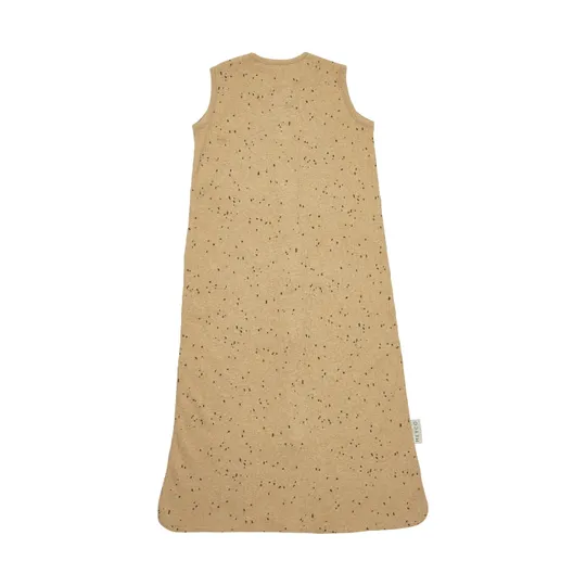 Meyco Rib Mini Spot Schlafsack - Sommer - 90 cm - Toffee Melange