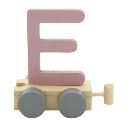 Charl's Toys Buchstabe Zug E Rose