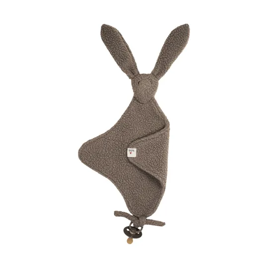 Lodger Schnullertuch - Bunny Teddy Fleece - Buffalo