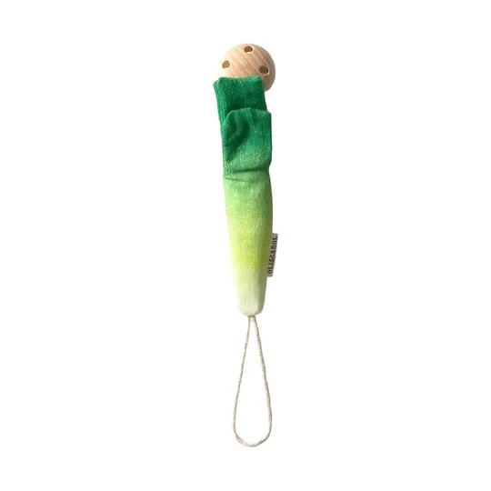 Oli & Carol Schnullerkette - Luke The Leek - Grün