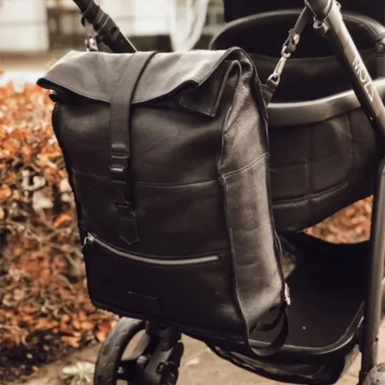 Mozzbags Wickelrucksack - Gobi - Schwarz