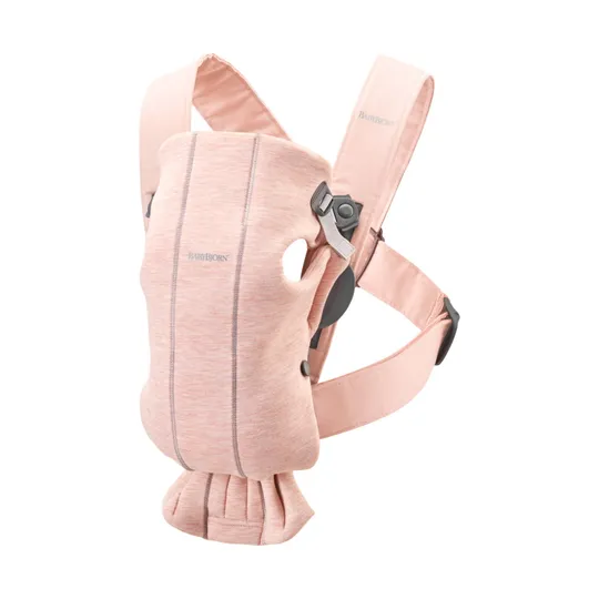 BabyBjörn Mini 3D Jersey Babytrage Hellrosa