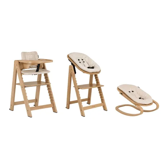 Kidsmill Up! Hochstuhl Eiche - Komplettset - 0 Mte+ / 6 Mte+