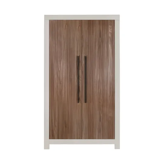 Europe Baby Vittoria III Kleiderschrank 2-türig – Cashmere / Walnut