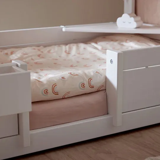 LIFETIME Kidsroom Hausbett 4‑In‑1 – Premium Lattenrost