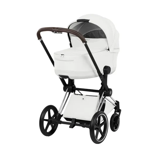 Cybex Priam 5 Style Kinderwagen 3-in-1 Set – Chrome Brown/Off White