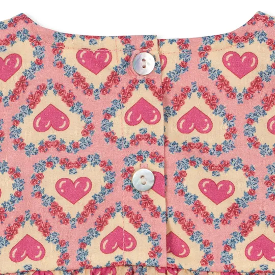 Konges Sløjd Evia Babybody - 0-1 Monat - Felice Rose
