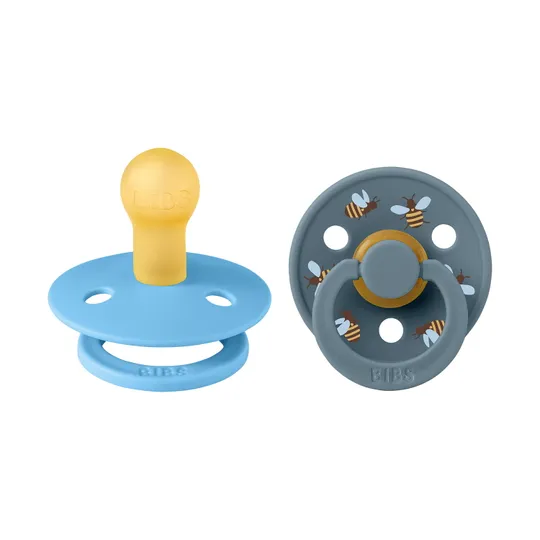 BiBs Studio Colour Fopspeen - Rond - 2 Stuks