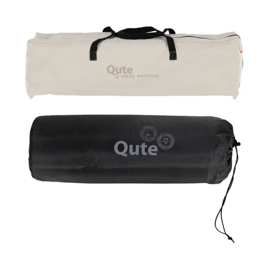 Qute Q-Sleep Campingbett Easyfold + Q-Matti Matratze inkl. Bezug