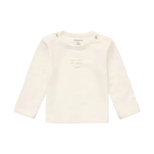 Noppies Neisse Shirt Met Lange Mouwen - Egret