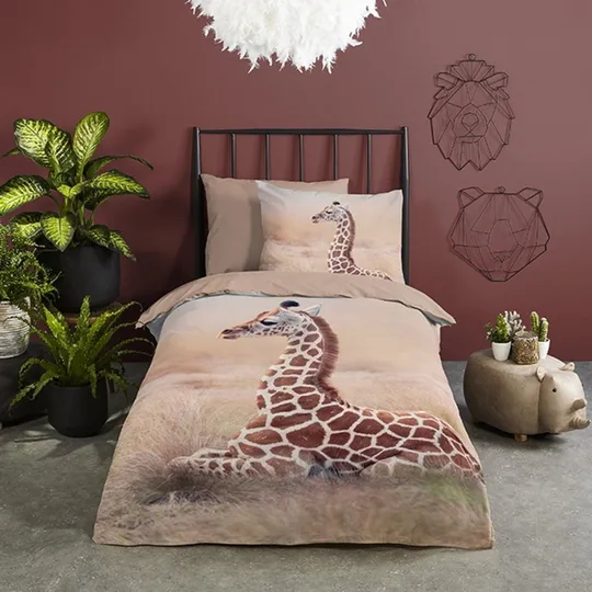 Muller Textiel Sima Bettbezug – Sand – 140 x 220 cm