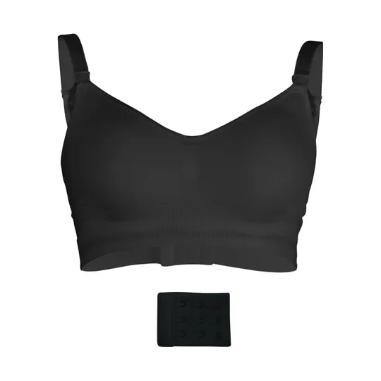 Carriwell nahtloser Still-BH Schwarz Gr. M