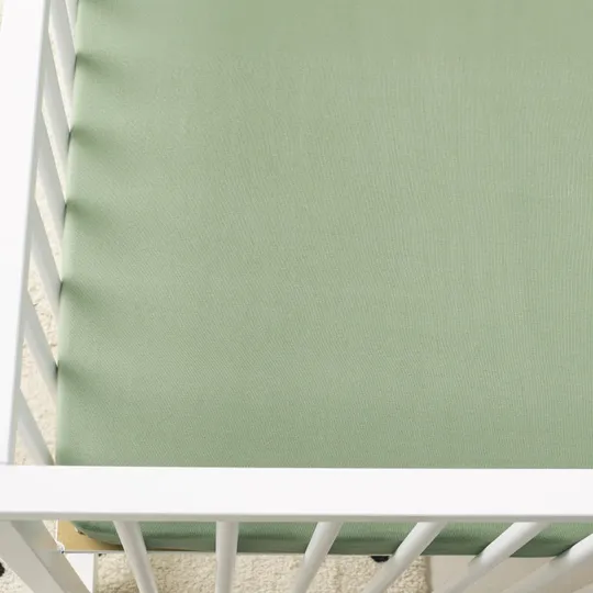 Meyco Uni Spannbettlaken Laufstall - 75 x 95 cm - Olive Green
