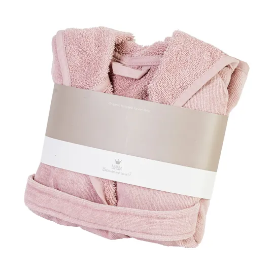 BamBam Organic Bademantel Pink Gr. 62 - 68