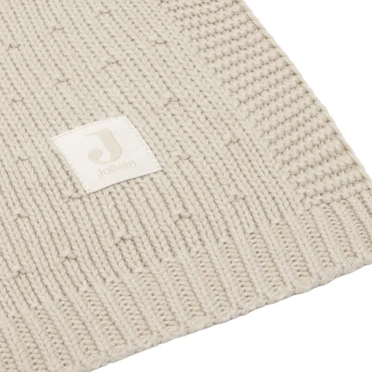 Jollein Babydecke - Sprinkle Knit - 100 x 150 cm - Sand
