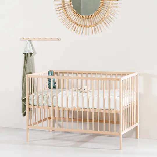 Puck Raw Babybett Buche 60 x 120 cm