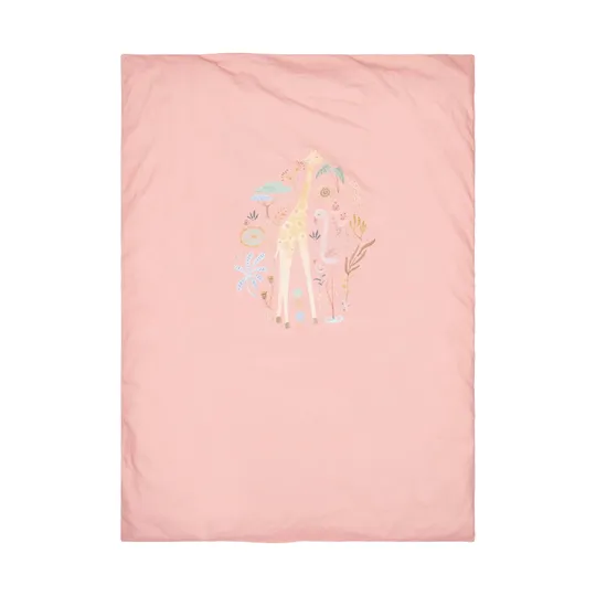 Little Dutch Blooming Safari Bettbezug - 120 x 150 cm - Rosa