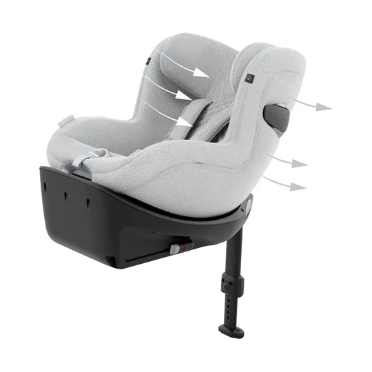Cybex Kindersitz – Sirona Ti I-Size Plus  - Platinum White/Light Grey