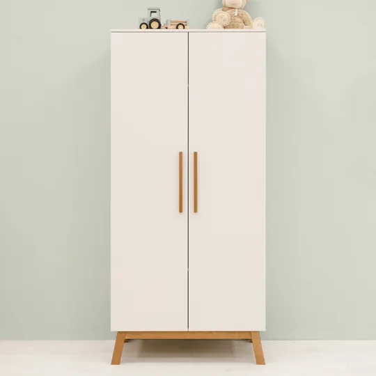 Bopita Kaleo 2-türiger Kleiderschrank - Rose Wood