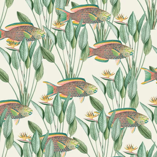 Creative Lab Amsterdam Parrot Fish Tapete 400 x 280 cm