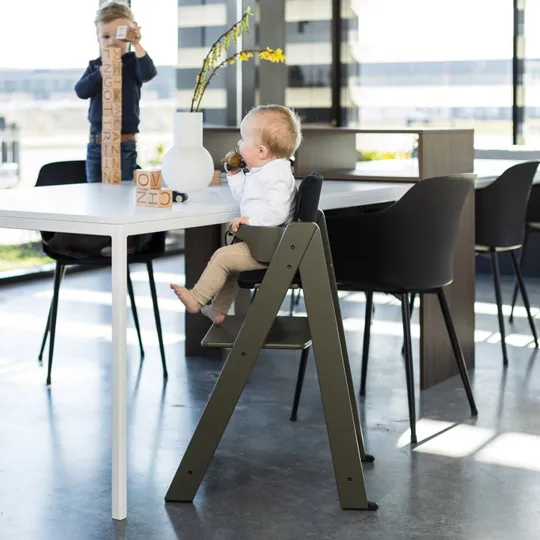 Kidsmill Up! Kinderstuhl Buchenholz Inkl. Holz-Babyset