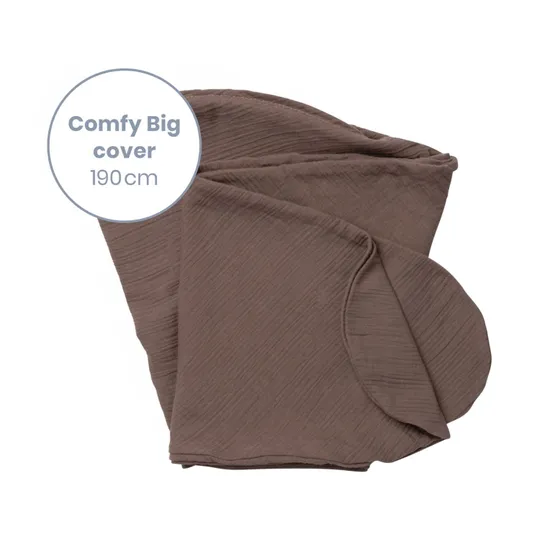 Doomoo Comfy Big Tetra Stillkissenbezug - Chocolat