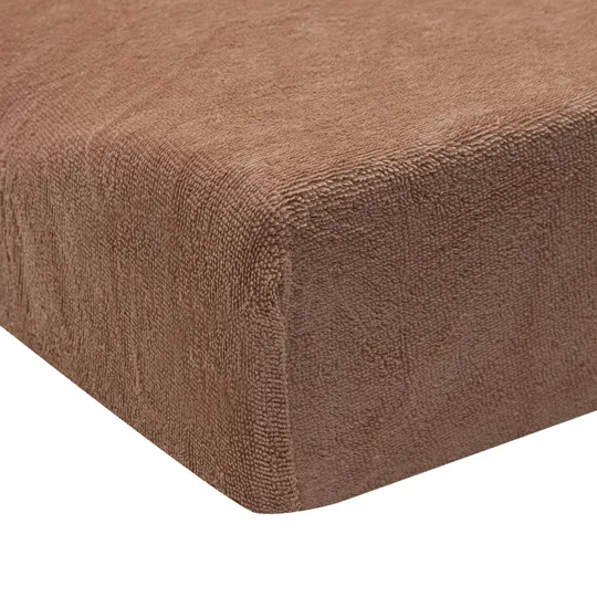 Jollein Frottee Wickelunterlagenbezug – 2 Stück – 50 x 70 cm - Light Terra/Oatmeal