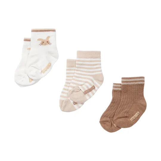 Little Dutch Baby Bunny Socken - 3 Stück - Gr. 1