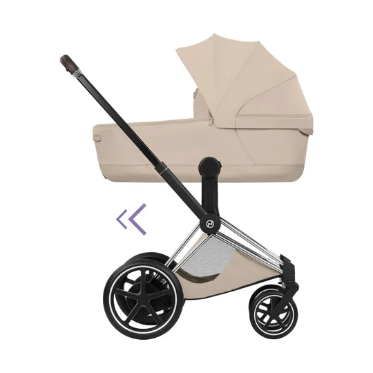 Cybex Kinderwagen 2-in-1 - e-Priam 5 Style - Chrome Brown Frame