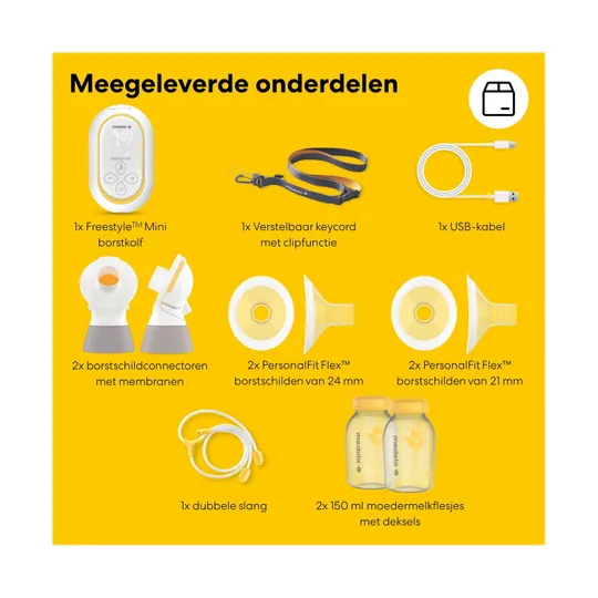 Medela Milchpumpe - Freestyle™ Mini Classic - Doppelt Elektrisch