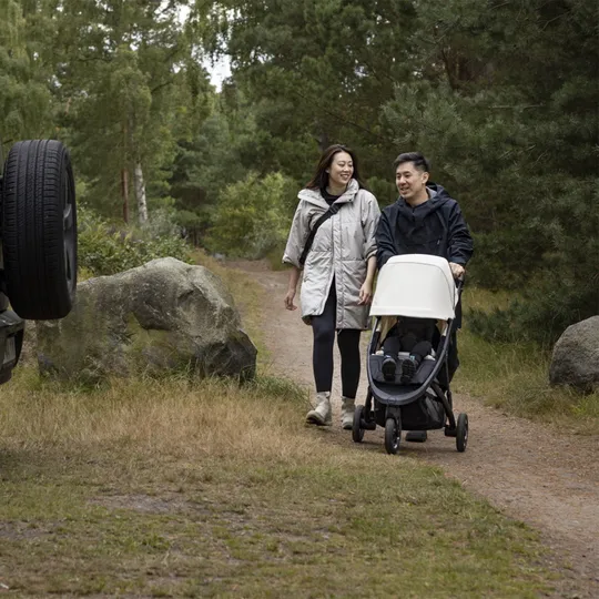 Thule Spring 2 Buggy - Soft Beige On Black