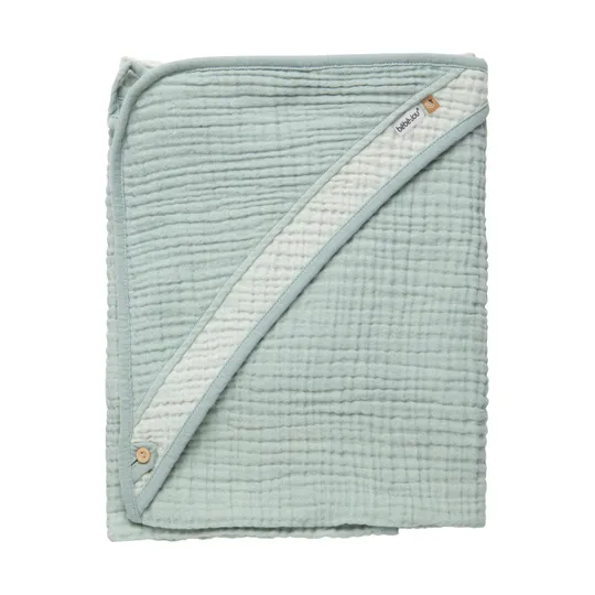 Bebe-Jou Pure Cotton Badecape Green