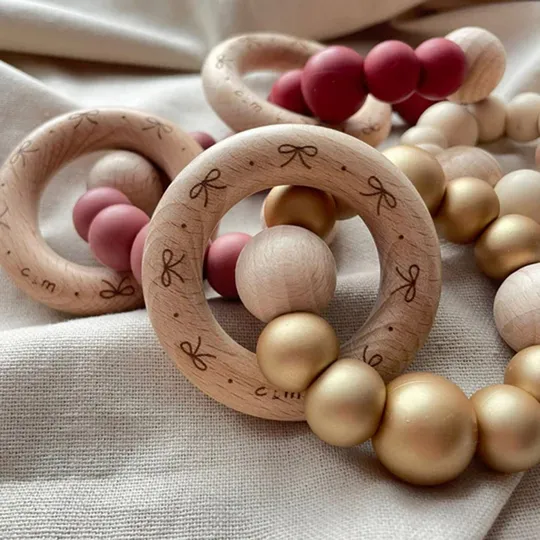 Chewies&more Rassel - Blushing Bow - Gold