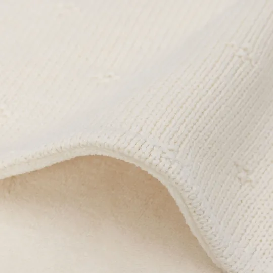 Jollein Cosy Knit - Bettdecke - 100 x 150 cm - Velvet - Ivory