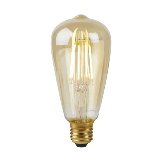 Nedis WiFi Smart LED-Lampe Filament E27 ST64 5 W