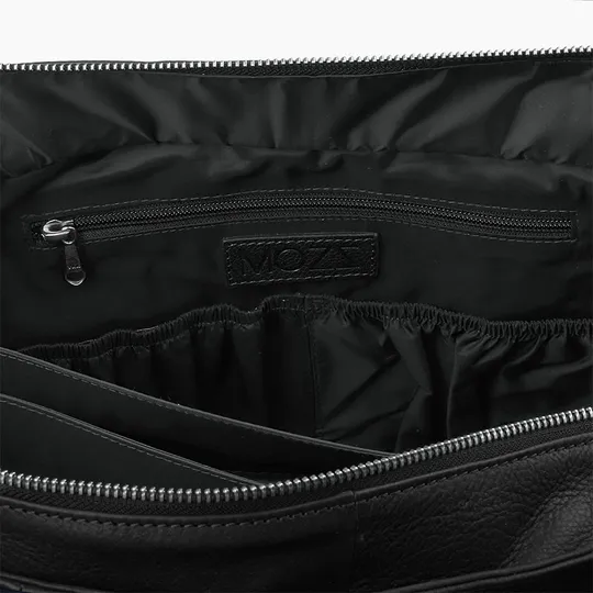 Mozz Bags Lovely Large Wickeltasche Black