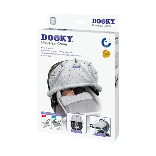 Dooky Crowns Cover Light Grey 