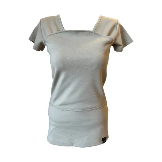 Womboo Beutelshirt Damen - Taupe - Größe S