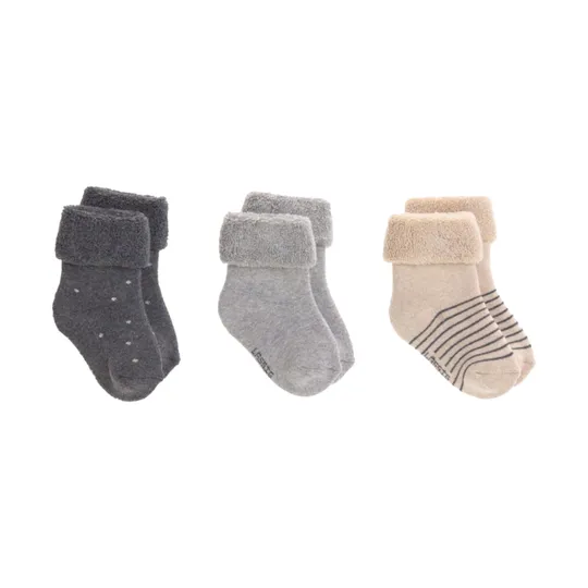 Lässig Newborn Socken - Grey - Gr. 19-22